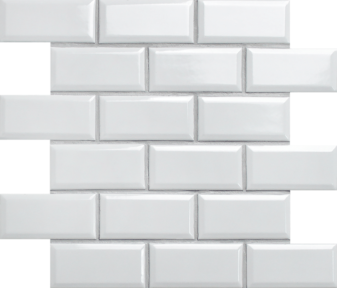 DCP180 - 2"x4" Mini Subway White Glazed Porcelain Tile