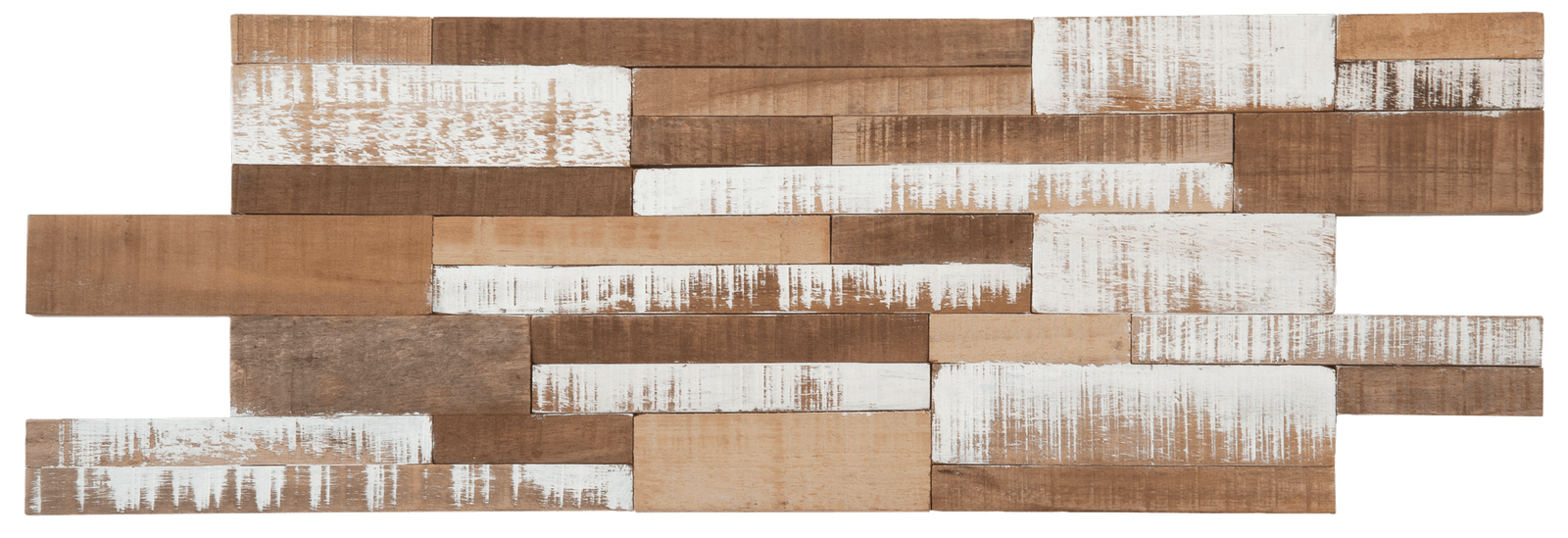 DCP246 - 21"x18" washed Wood Look Squares  MosaicTile