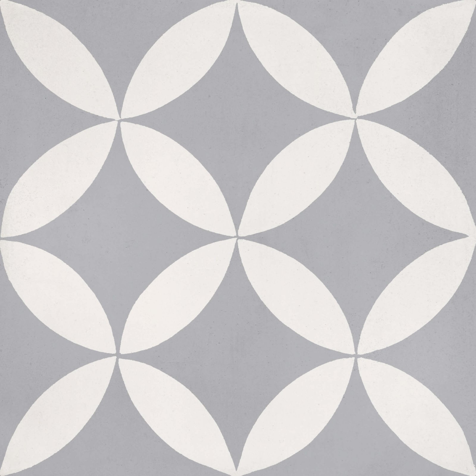 DCP007 - Geo Flower White Dark Grey